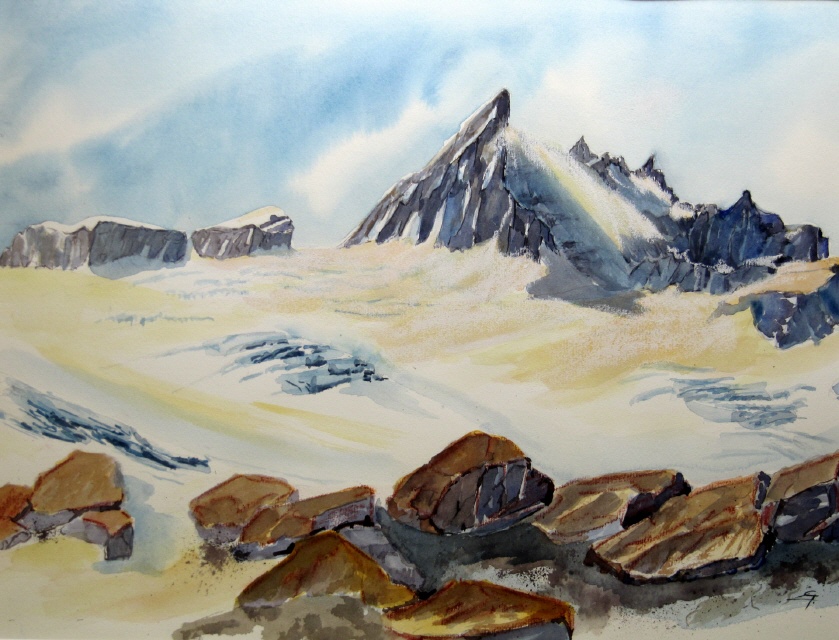 Chli und Gross Spannort 50x70