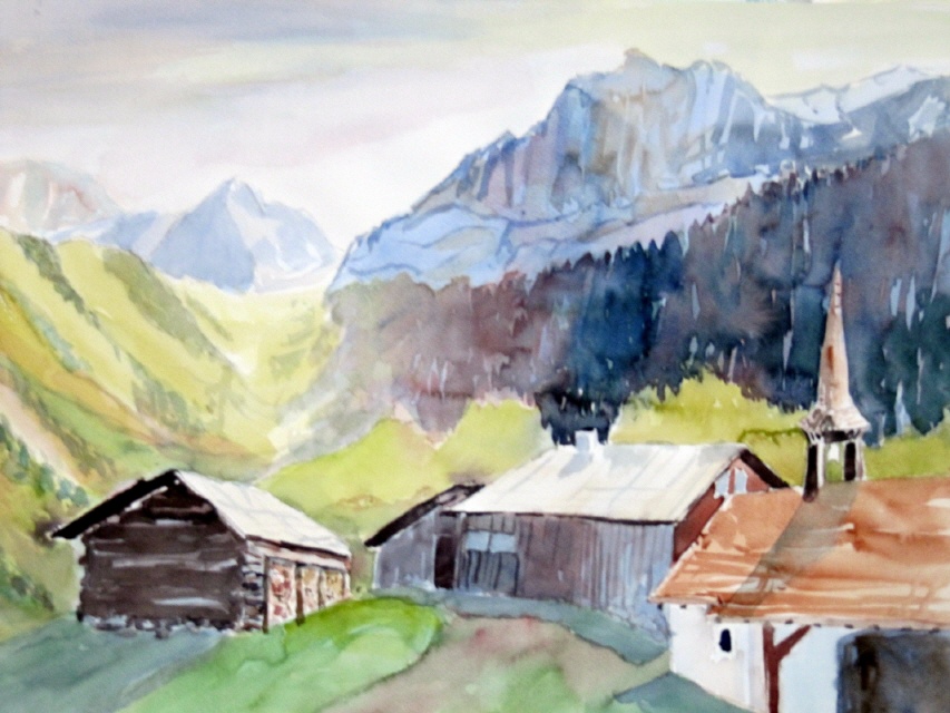 Aesch Sch&auml;chental 56x76
