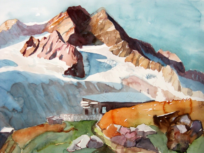 Voralph&uuml;tte mit Sustenhorn 50x70