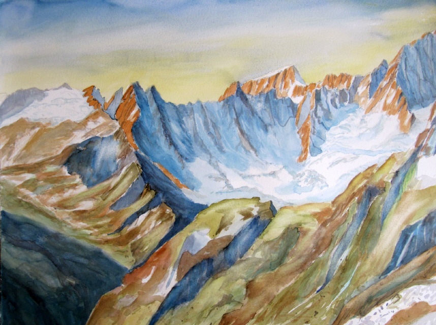 Dammakette und Galenstock 56x76