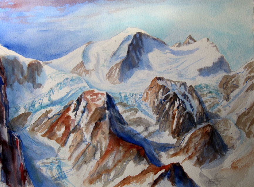 Vom Sustenpass zum Gw&auml;chtenhorn 56x76