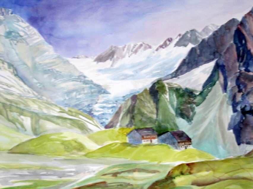 Windg&auml;llenh&uuml;tte Maderanertal 56x76