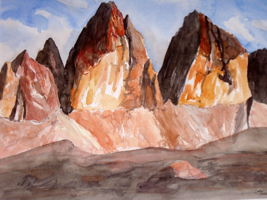 Drei Zinnen 50x70