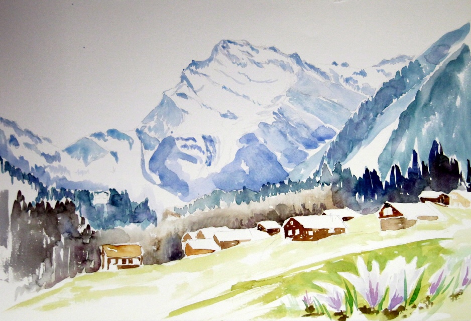 Alp St&ouml;ssi Maderanertal 56x76
