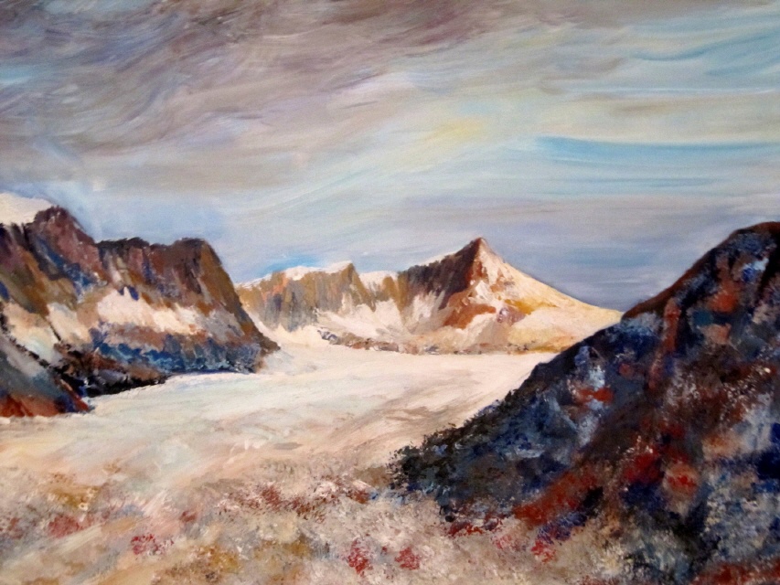 Rhonegletscher 80x100