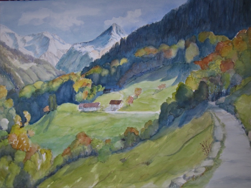 Herbst auf Emmetten 56x76