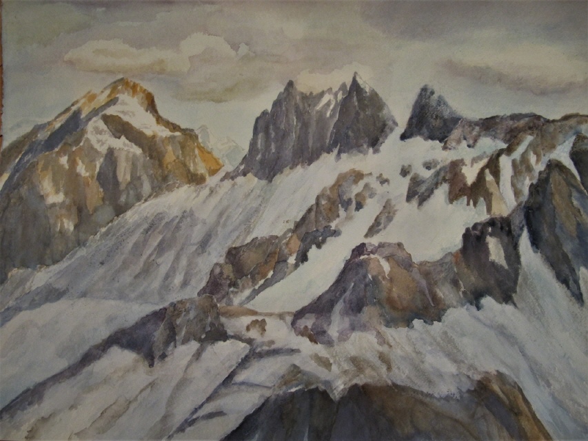 Schlossberg und Spannort 56x76