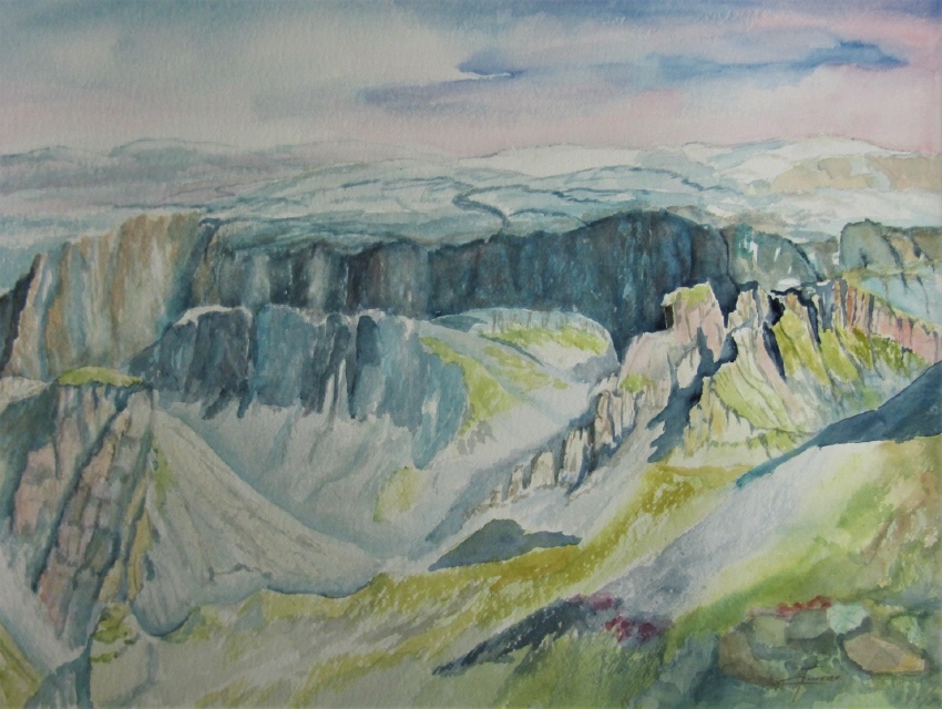 Blick zum Glatten 56x76