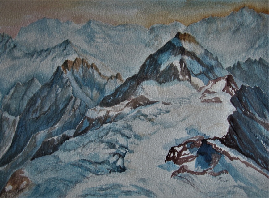 Blick vom Kr&ouml;nten ins Urner Oberland 56x76