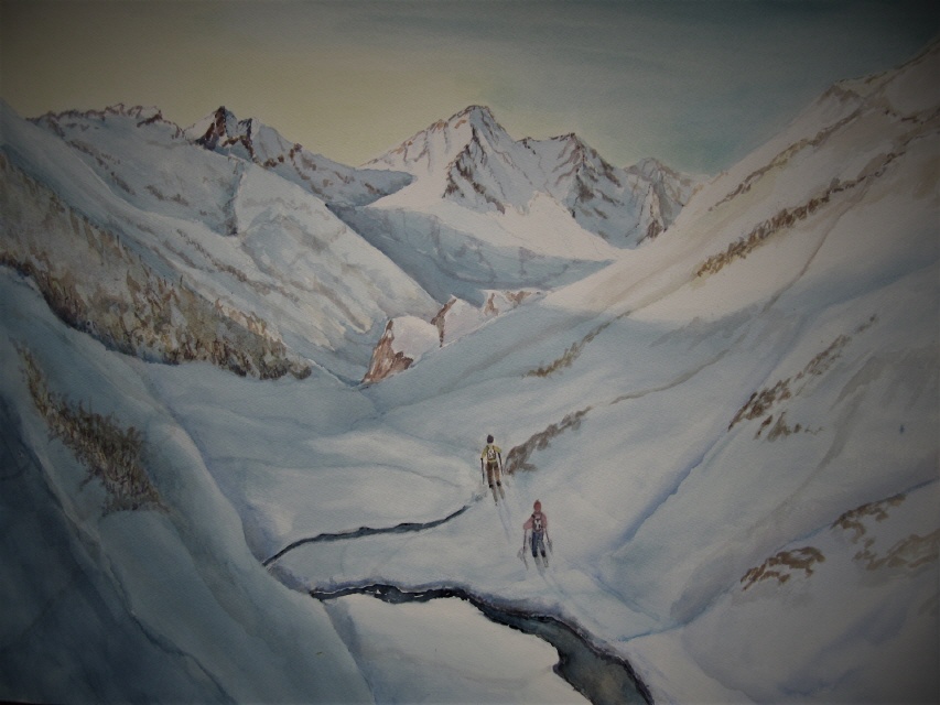 Fr&uuml;hlingsskitour im Muttent&auml;li 56x76